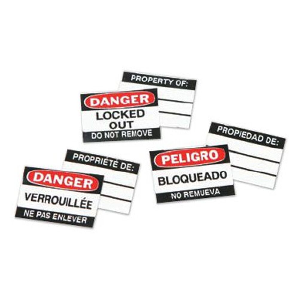 Brady Labels for Safety Padlocks